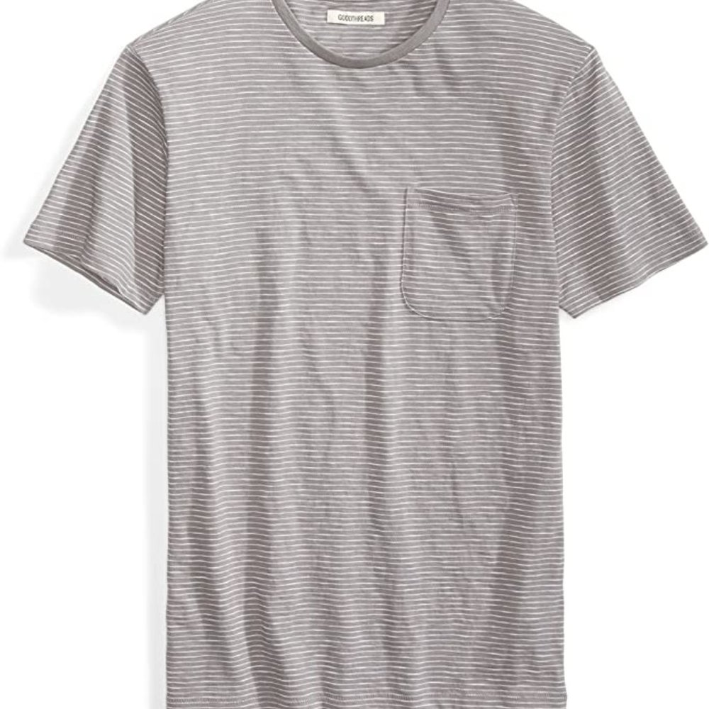 Goodthreads Men's Lightweight Crewneck Pocket